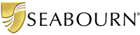 Logo de Seabourn - cruceros íntimos tipo yate de lujo con tarifas interline