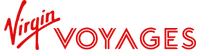 Logo de Virgin Voyages - cruceros modernos solo adultos con tarifas interline